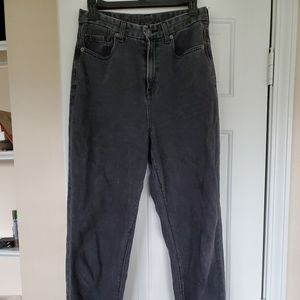 American Eagle Curvy Black Mom Jeans
